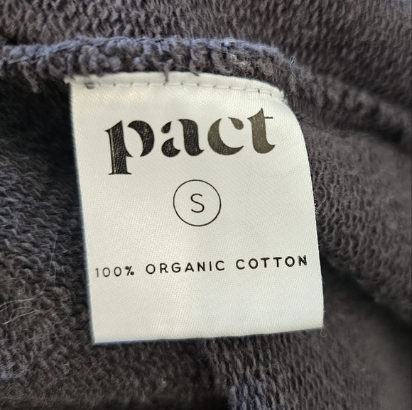 Pact Organic Cotton Down Time Sweatshirt Dress S - Picture 7 of 8